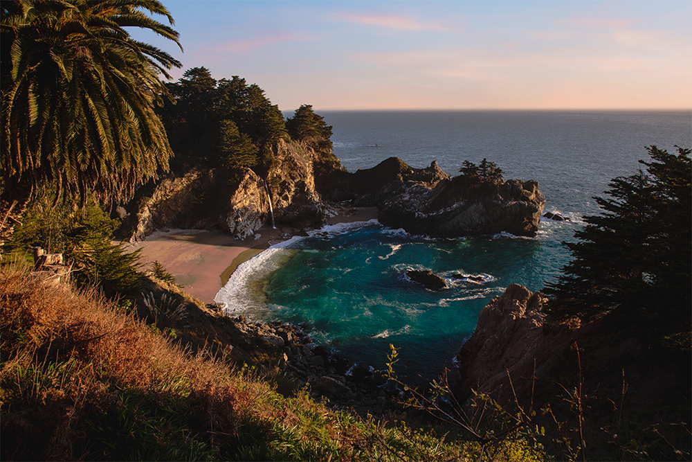 McWay Falls, Big Sur at sunset