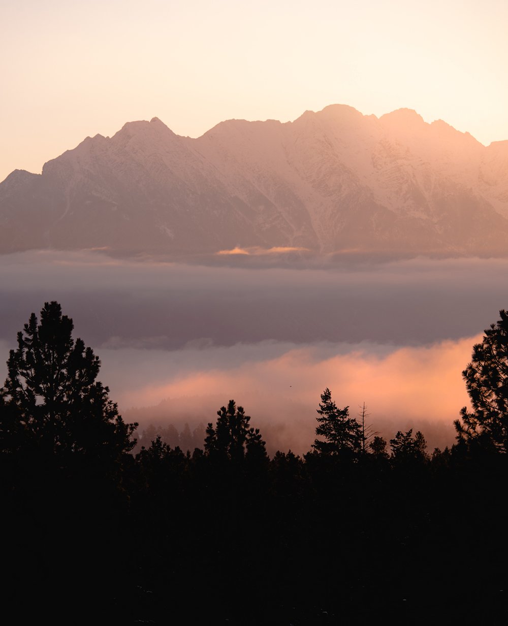 Sunrise near Cranbrook, BC