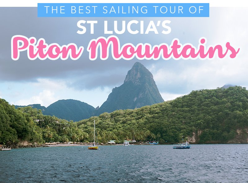 Boat Tour to Pitons, St Lucia
