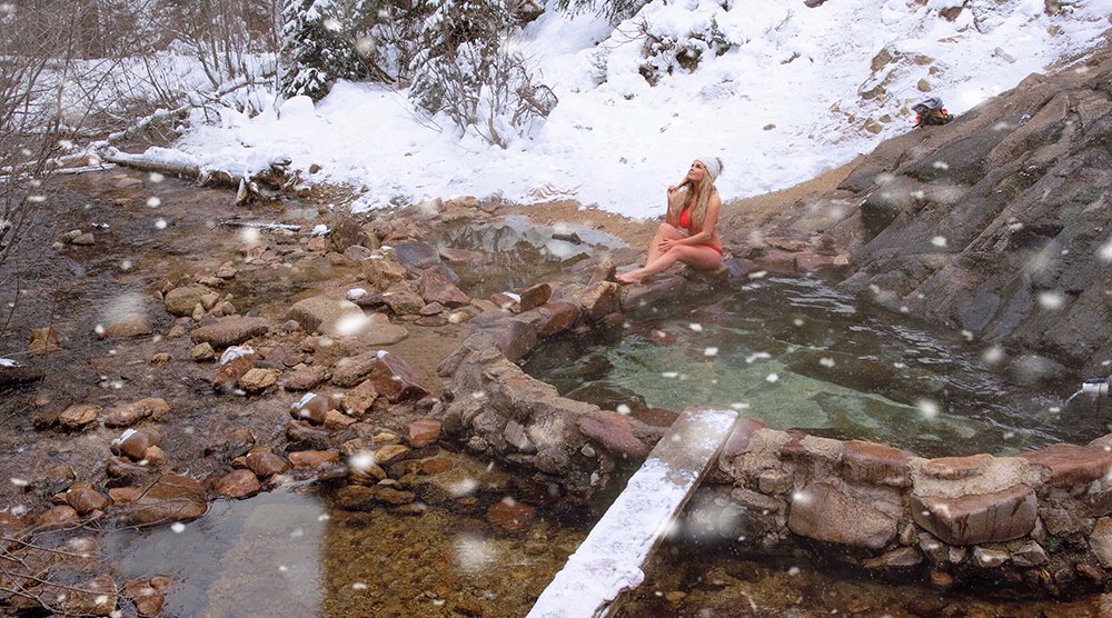 Samuels / Trail Creek Hot Springs in Idaho, USA