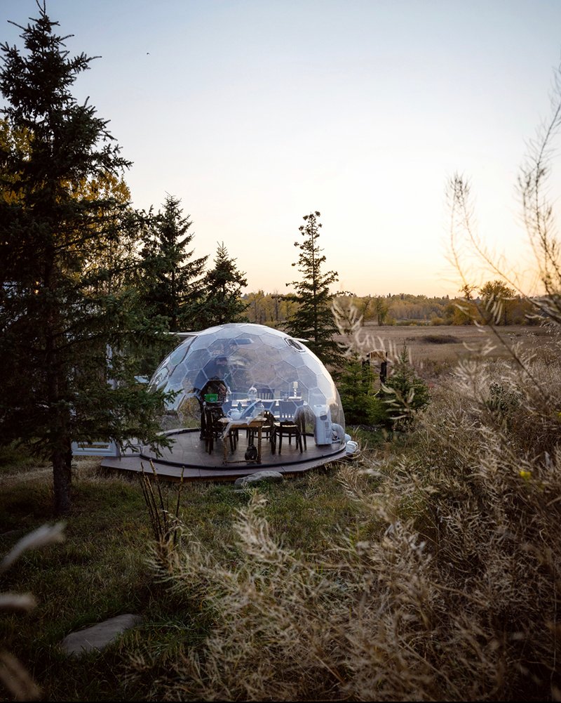 Foodies in the Park - Dinner in a Dome Wonderland Experience, Bow Valley Ranche Restaurant Calgary Alberta