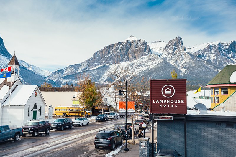 Lamphouse Hotel in Canmore, Alberta, Canada