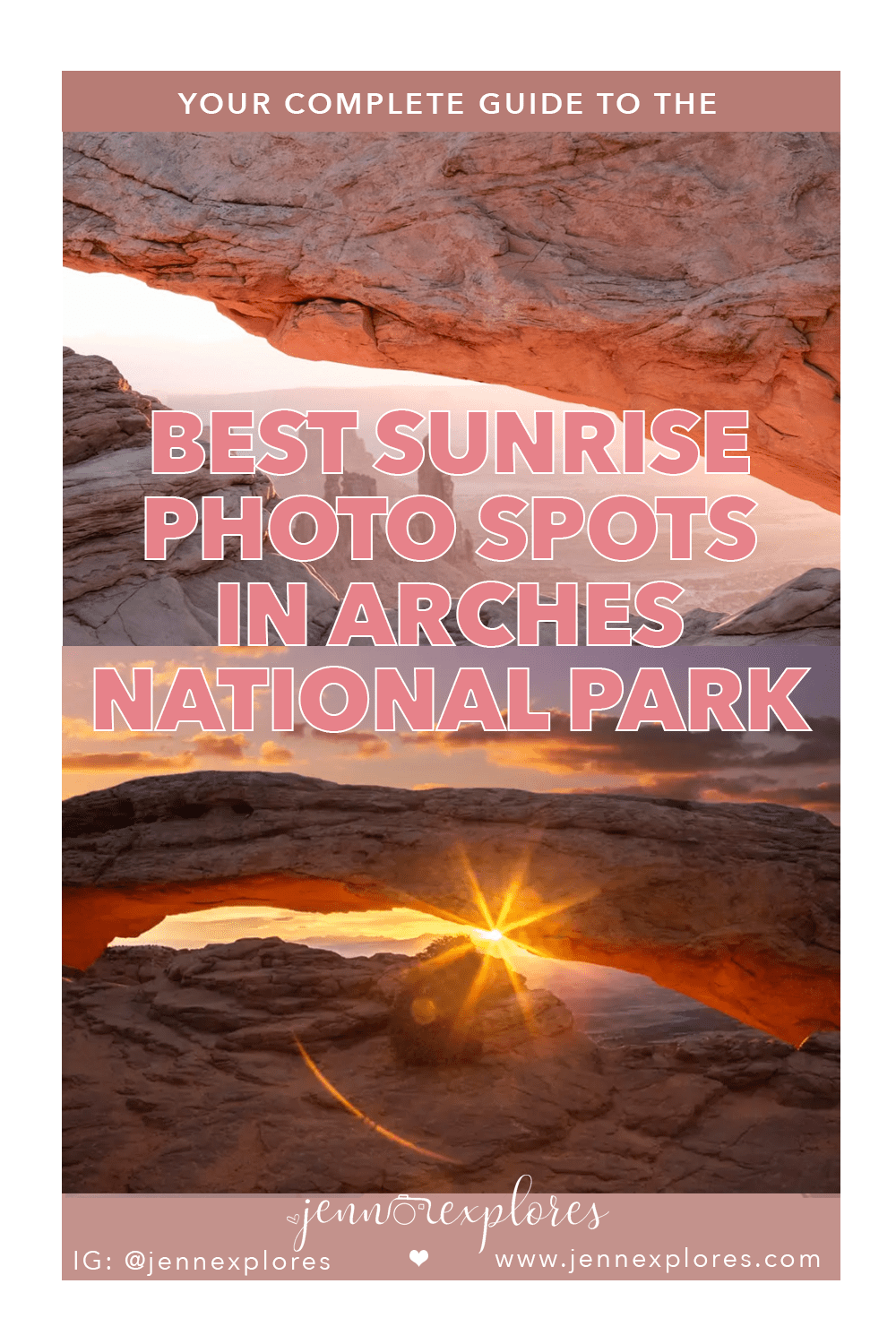 arches national park sunrise photograph