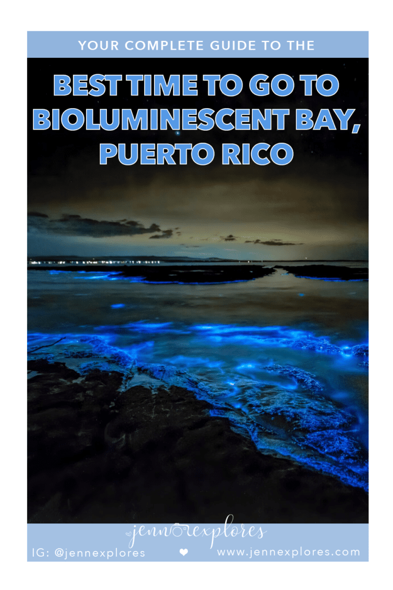Bioluminescent Bay Puerto Rico Moon Calendar 2025 