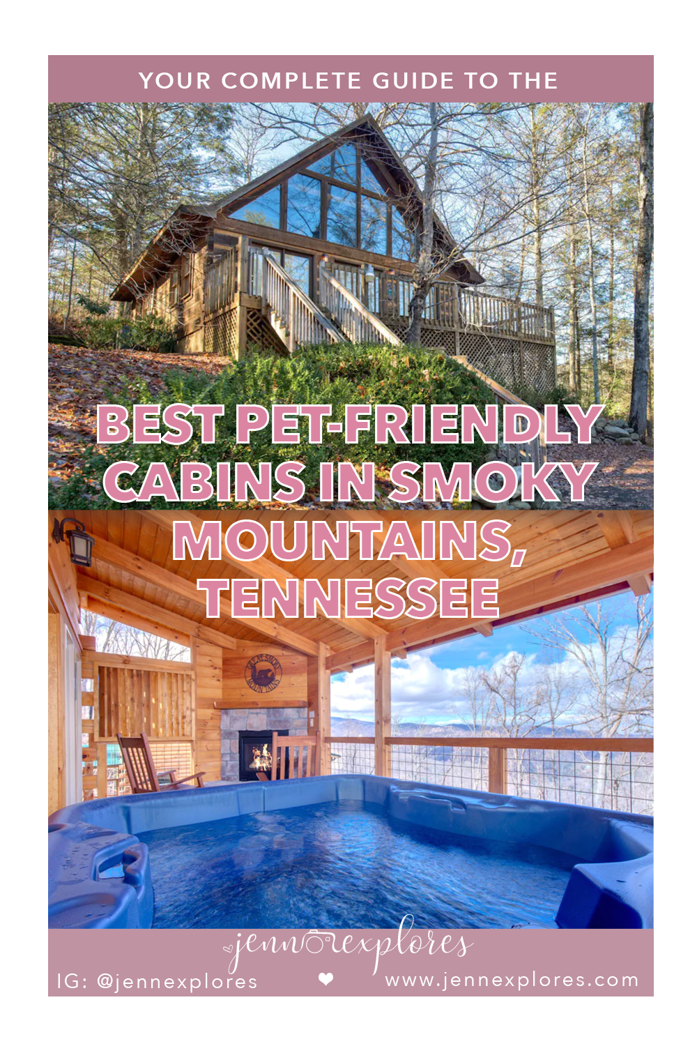 pet friendly cabins smoky mountains tennessee