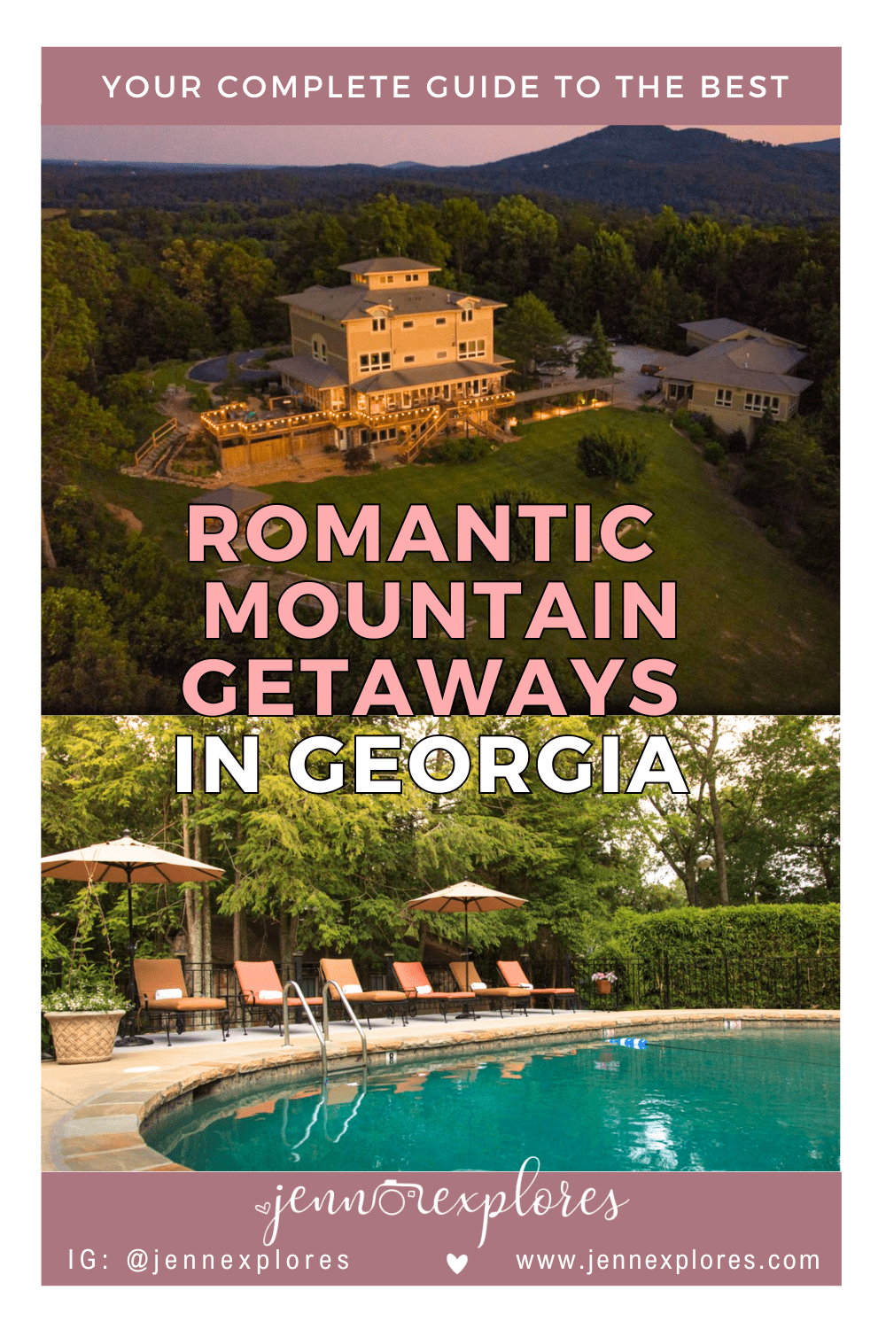 romantic mountain getaways georgia
