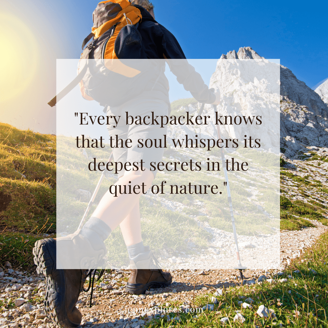 funny backpacking quotes